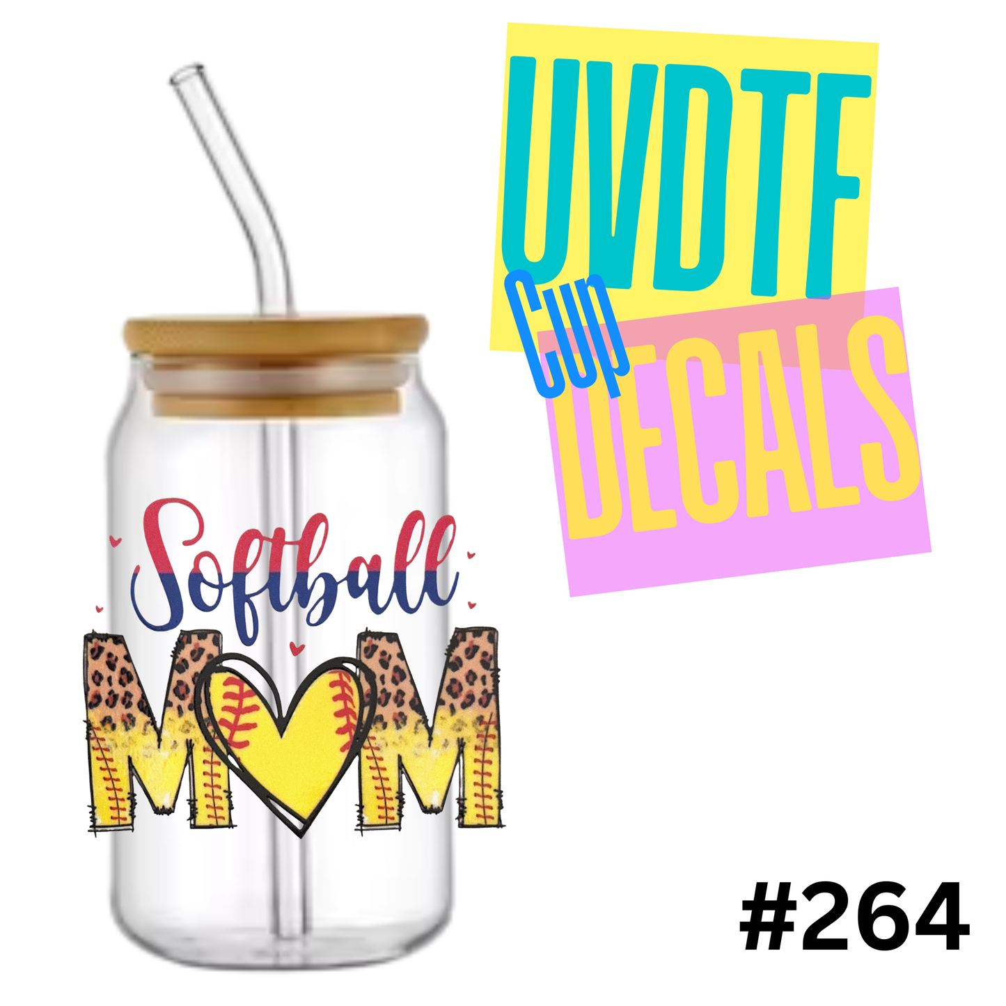 4 inch UVDTF Decal 264