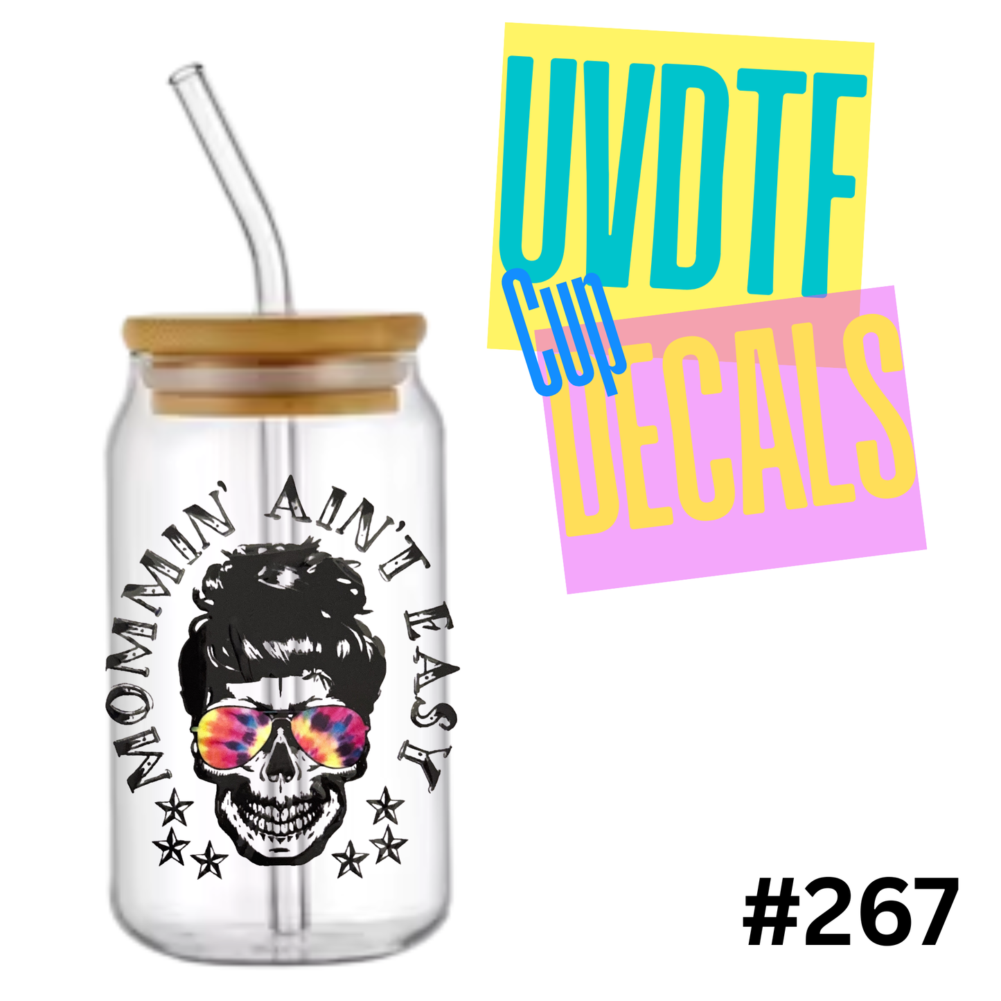 4 inch UVDTF Decal 267