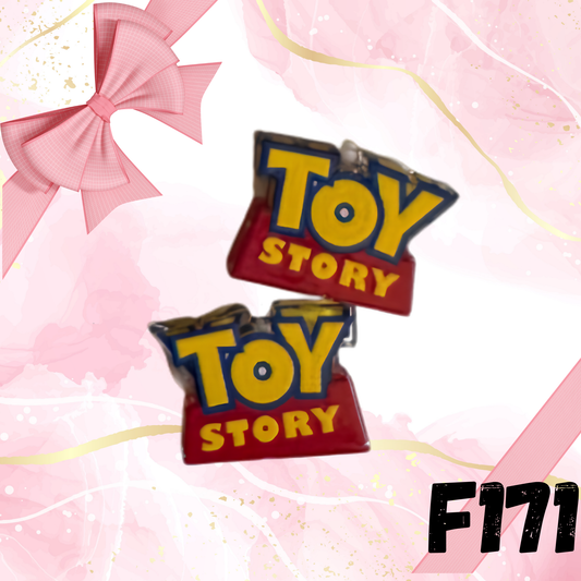 F171 Toy Movie Logo Acrylic Focal Bead