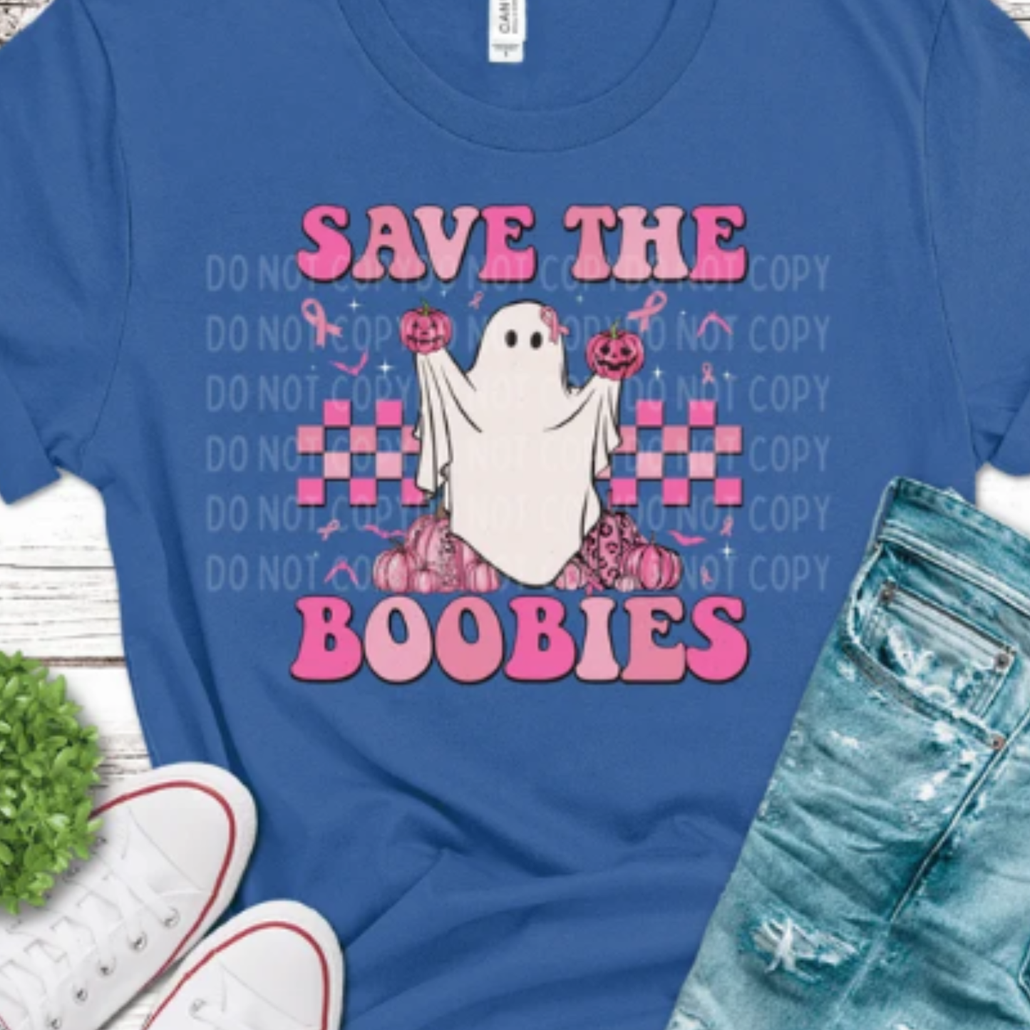 Save The boobies  DTF Print Only