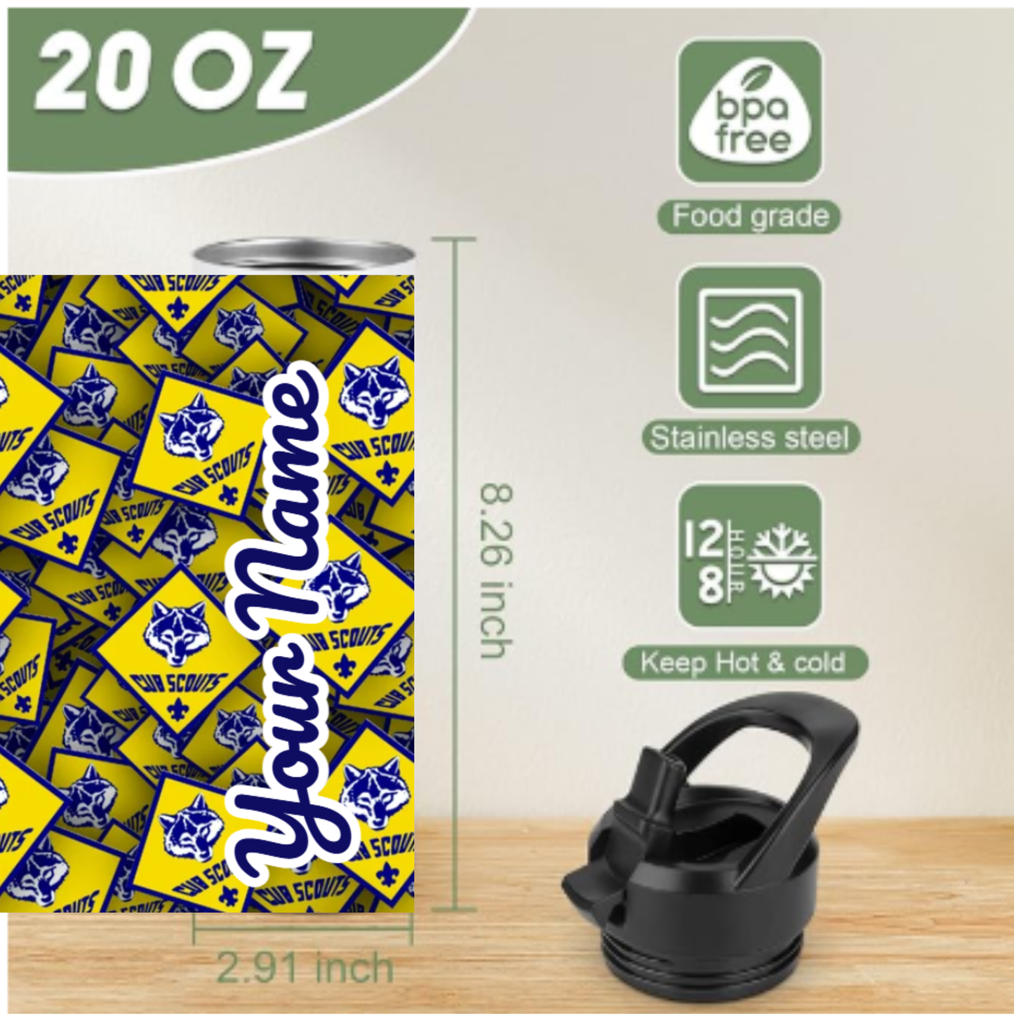 Cub Scout Water Bottle