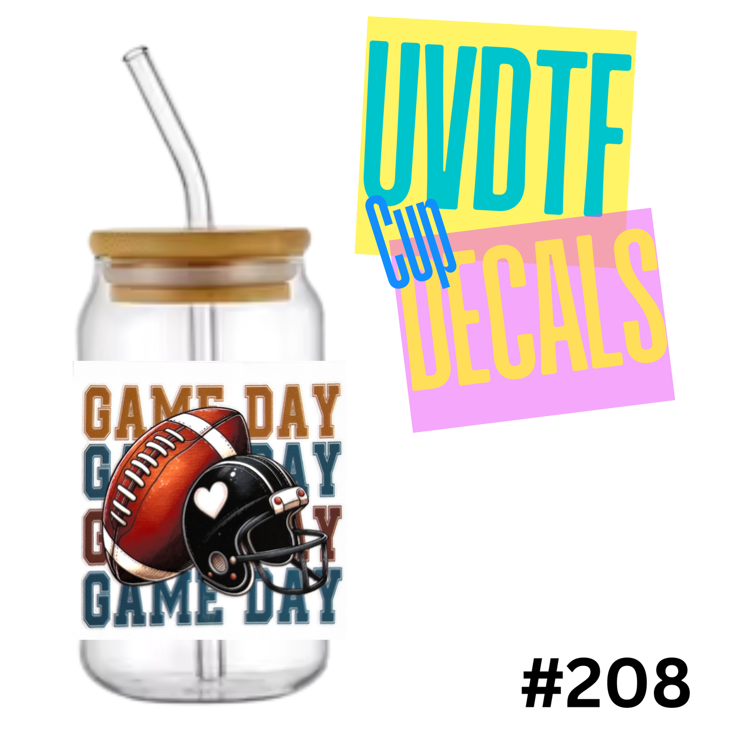 3 inch UVDTF Decal 208