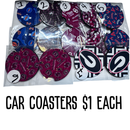 Car Coasters 1-48