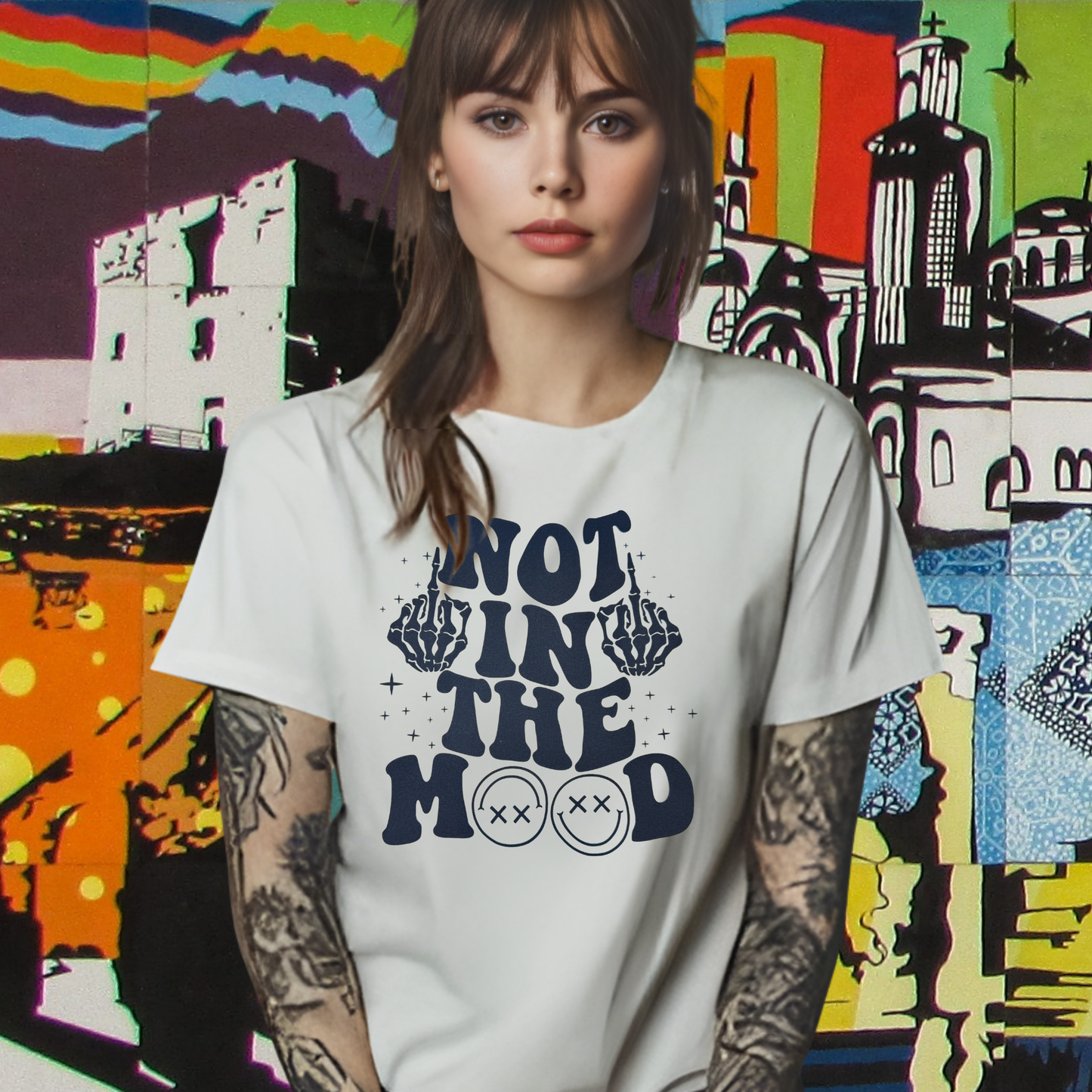 Not in the mood, fingers up high Graphic Tee ️ (Copy)