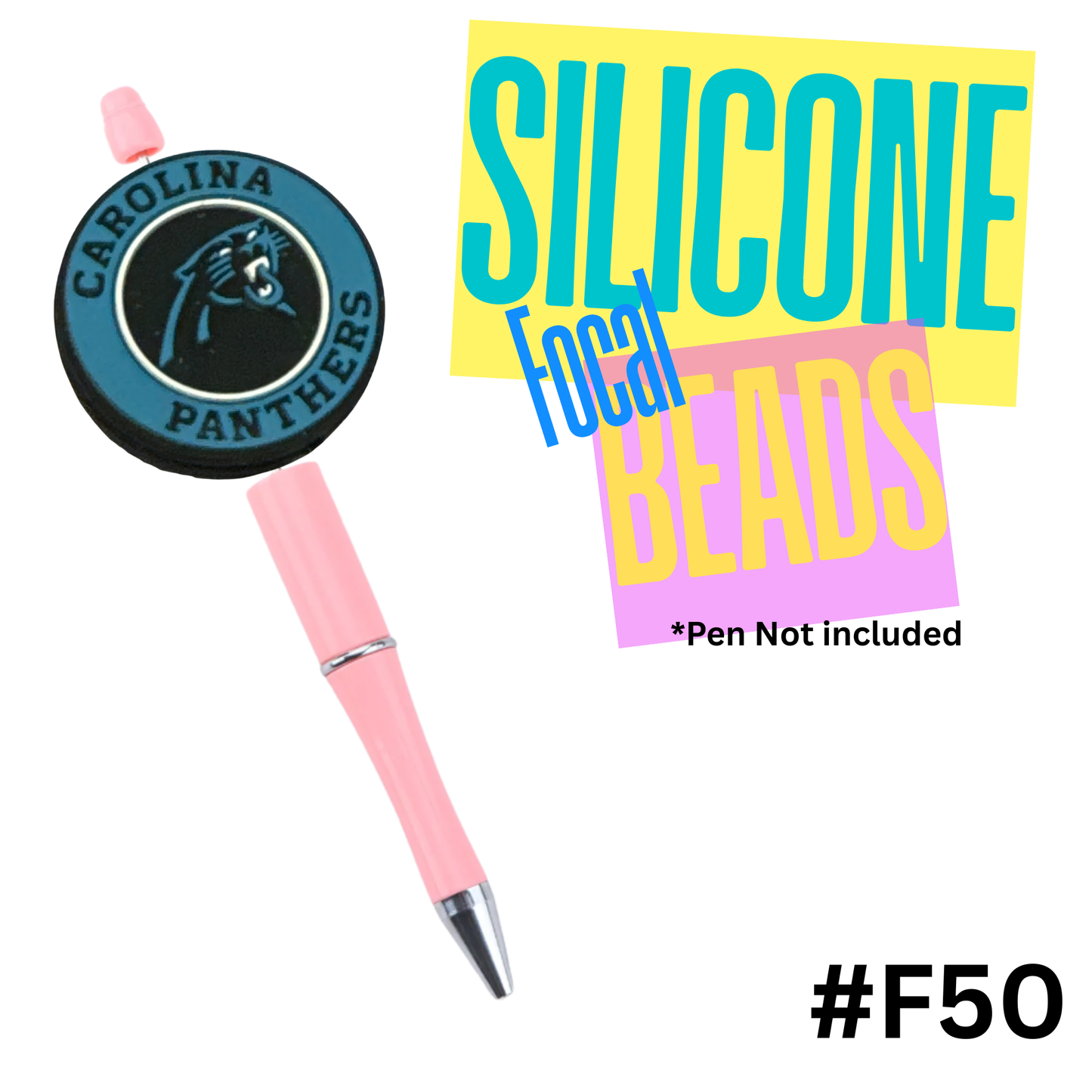 F50 Carolina silicon focal bead