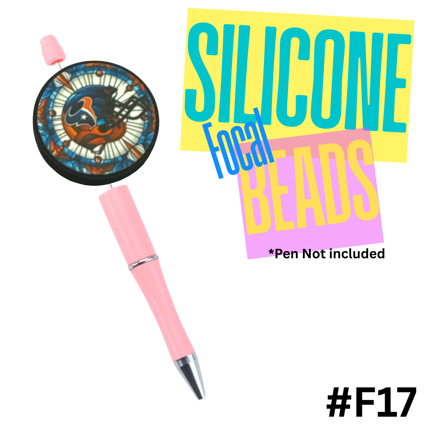 F17 Houston silicon focal bead
