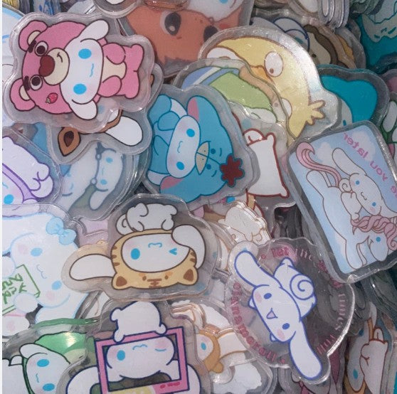 26pc 4cm random cinnamoroll double sided acrylic charms