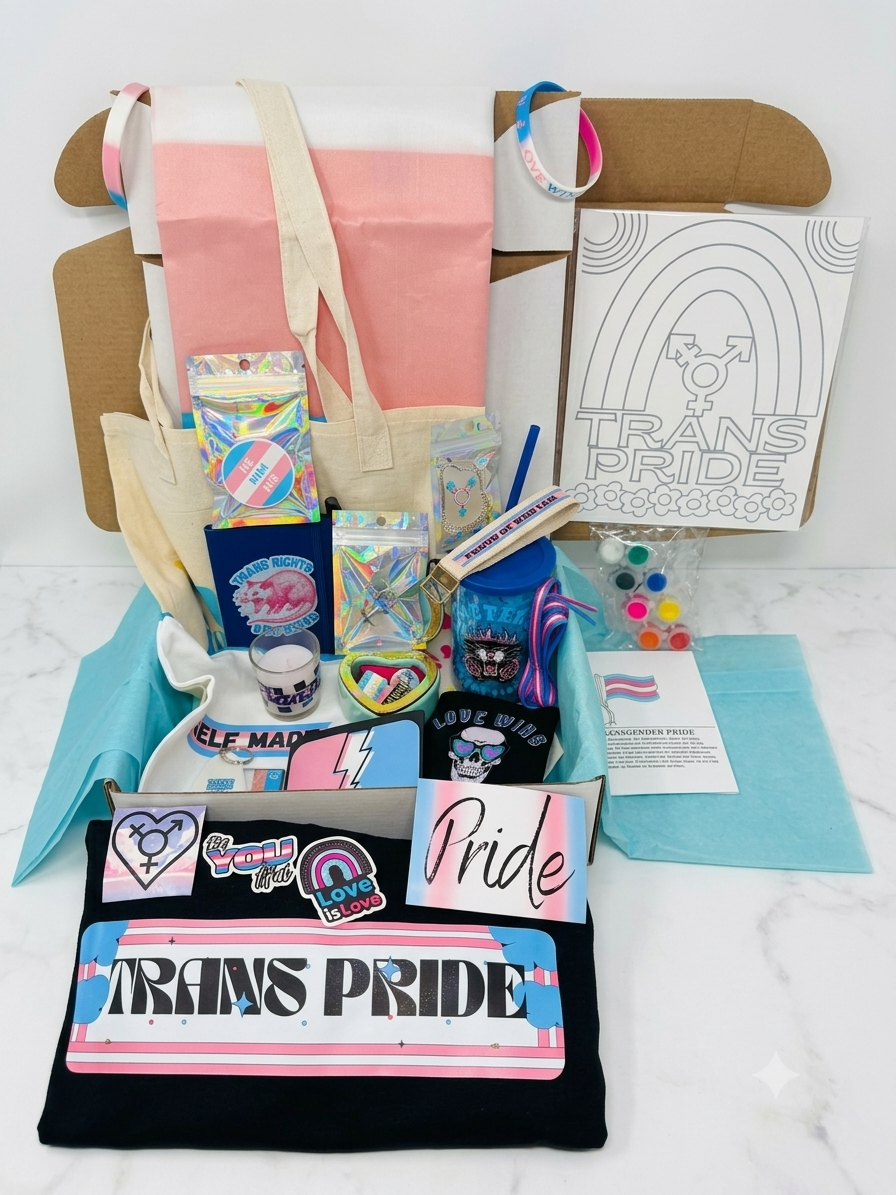 Transgender pride box