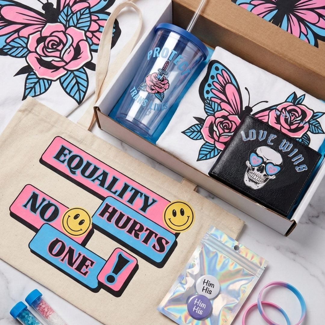 Trans pride box 