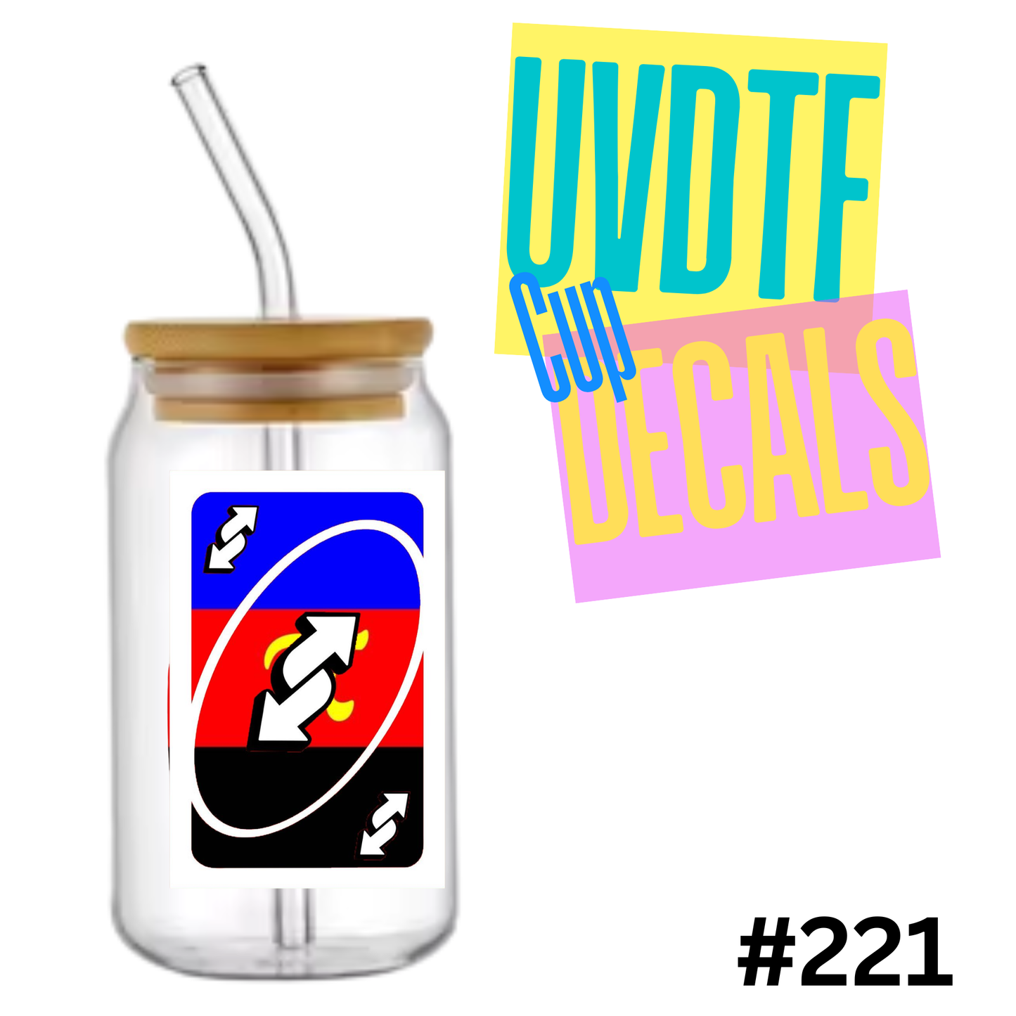 3 inch UVDTF Decal 221