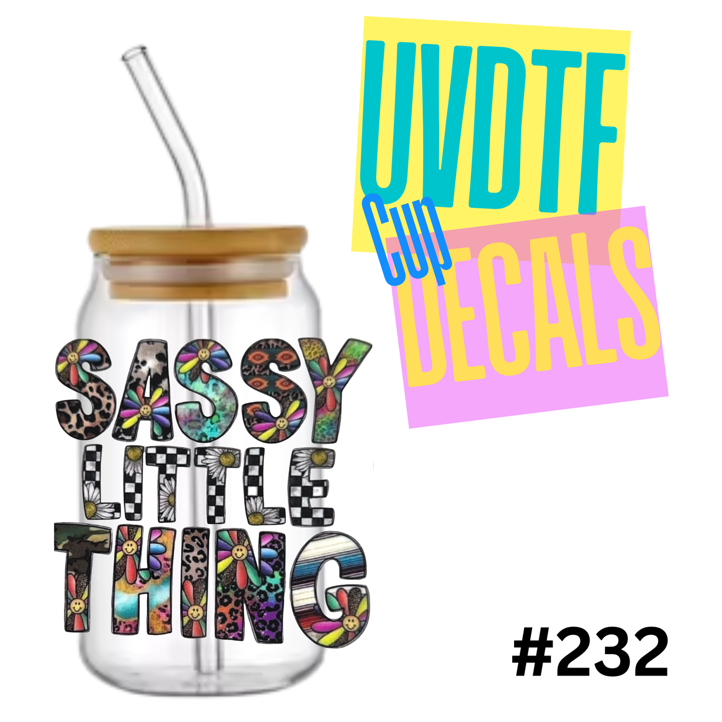 5 inch UVDTF Decal 232