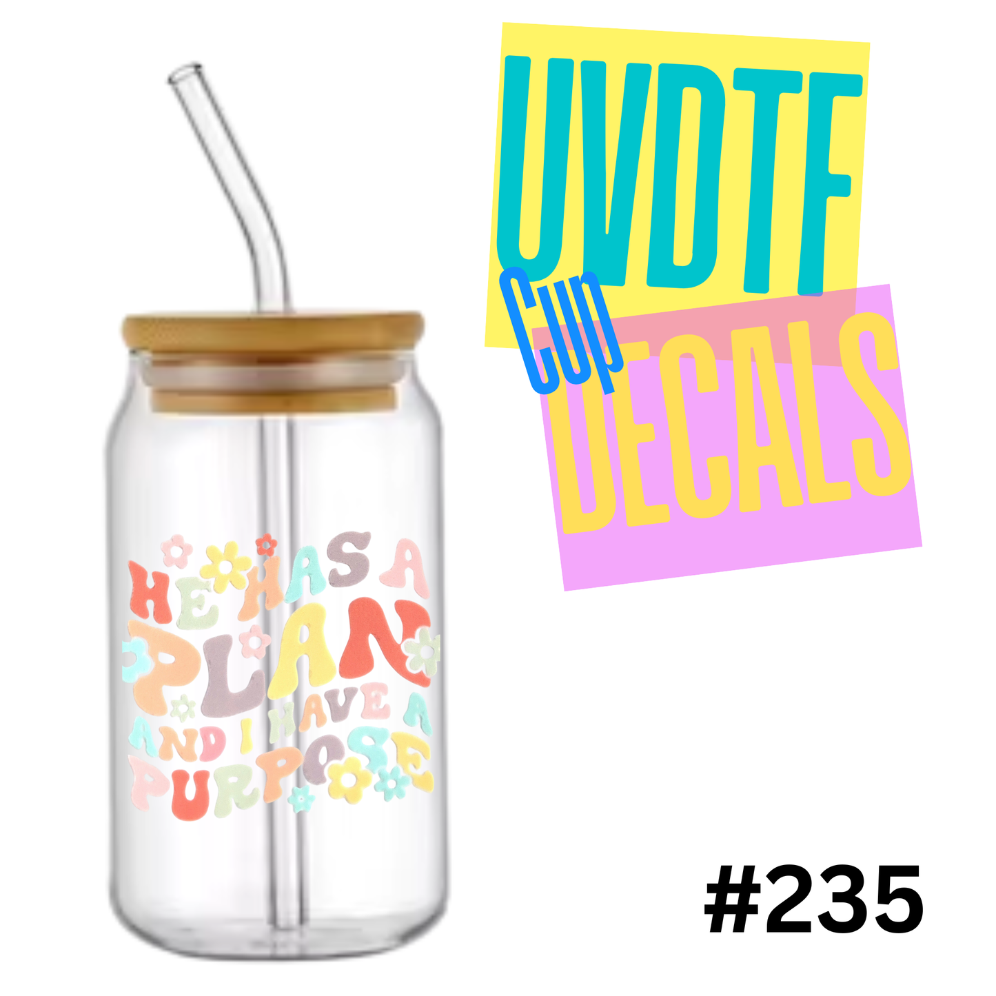 3 inch UVDTF Decal 235