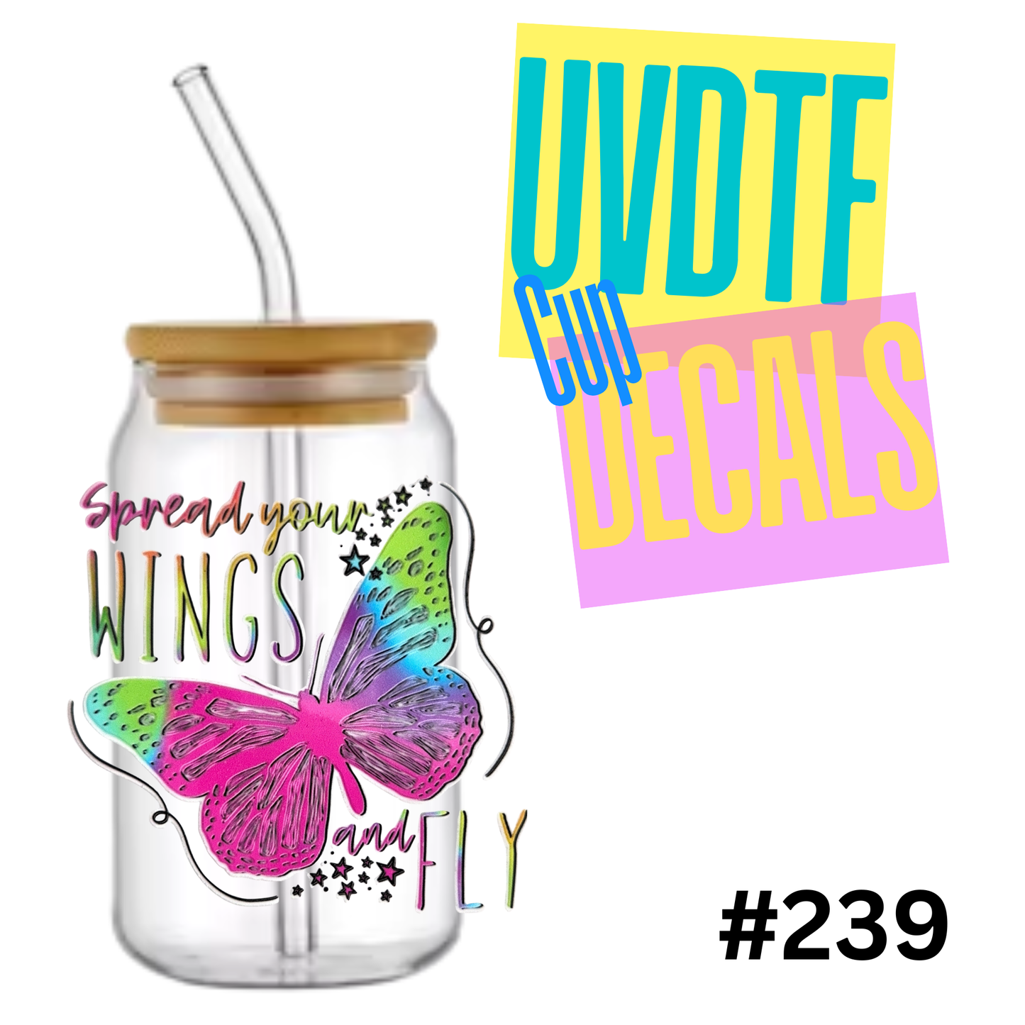 4.5 inch UVDTF Decal 239