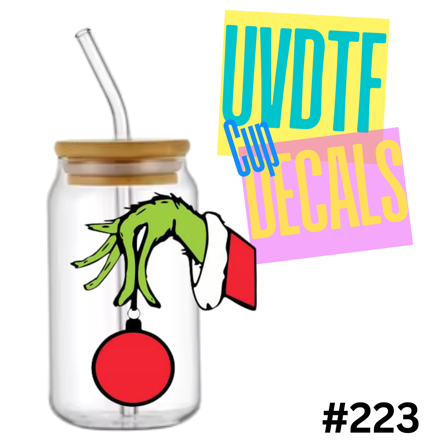 3 inch UVDTF Decal 223