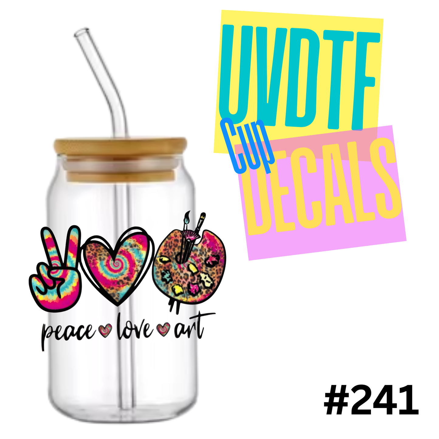 3 inch UVDTF Decal 241