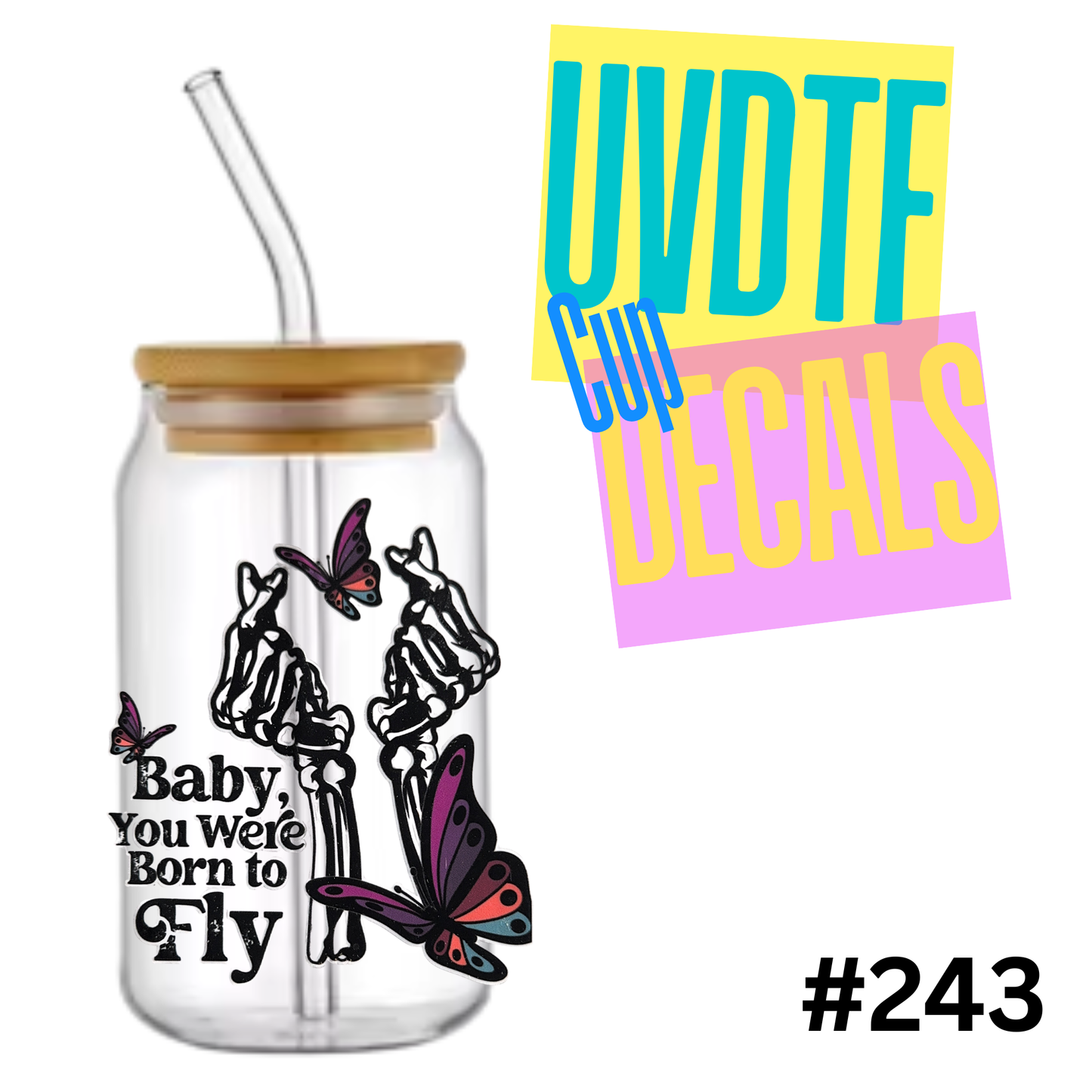 5 inch UVDTF Decal 243