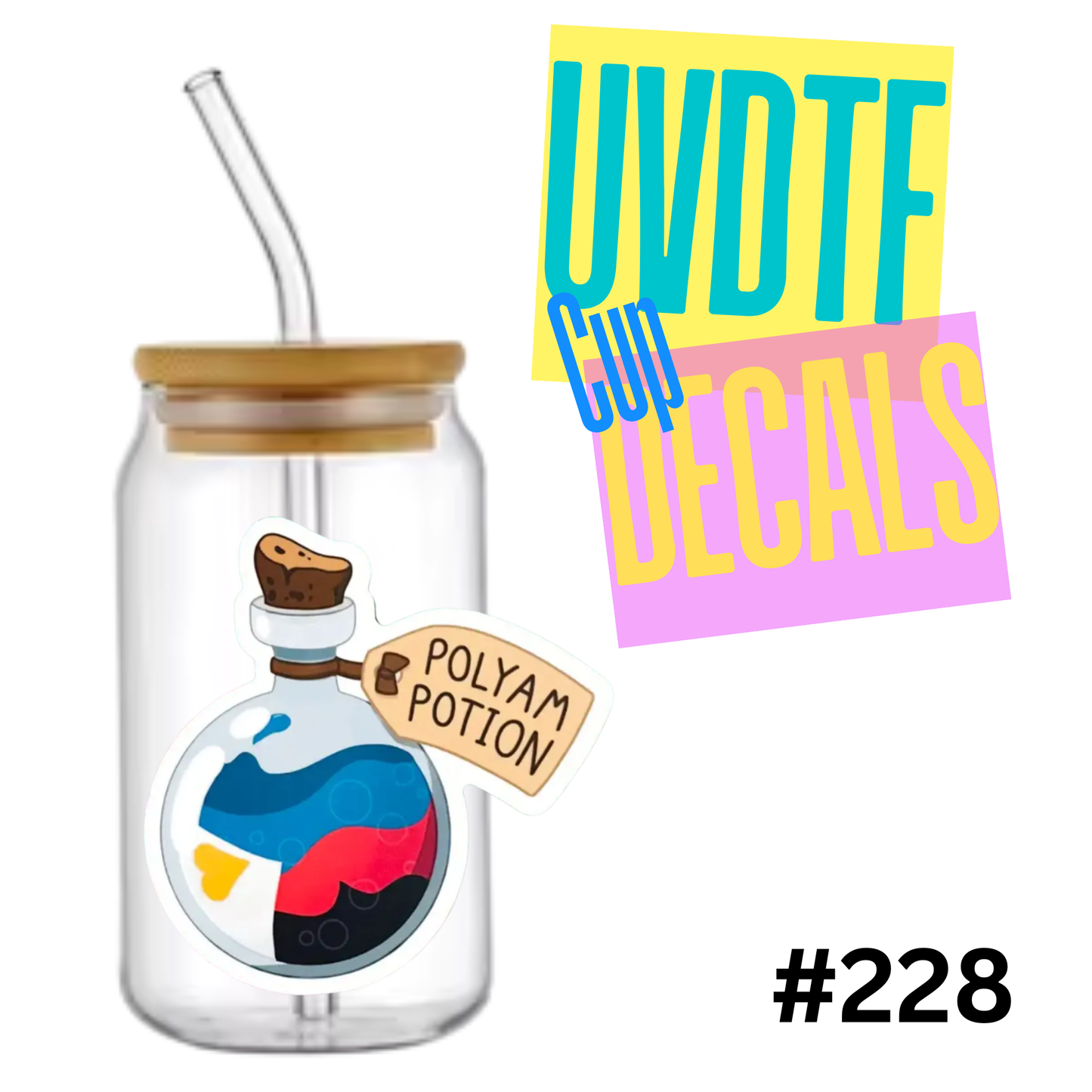3inch UVDTF Decal 229