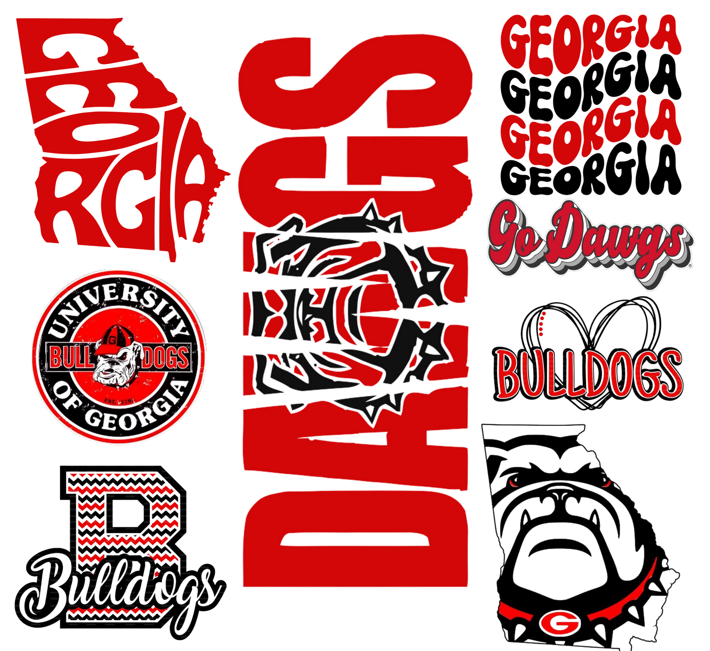 UV DTF 20oz Bulldogs