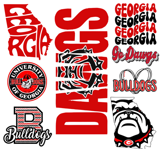 UV DTF 20oz Bulldogs