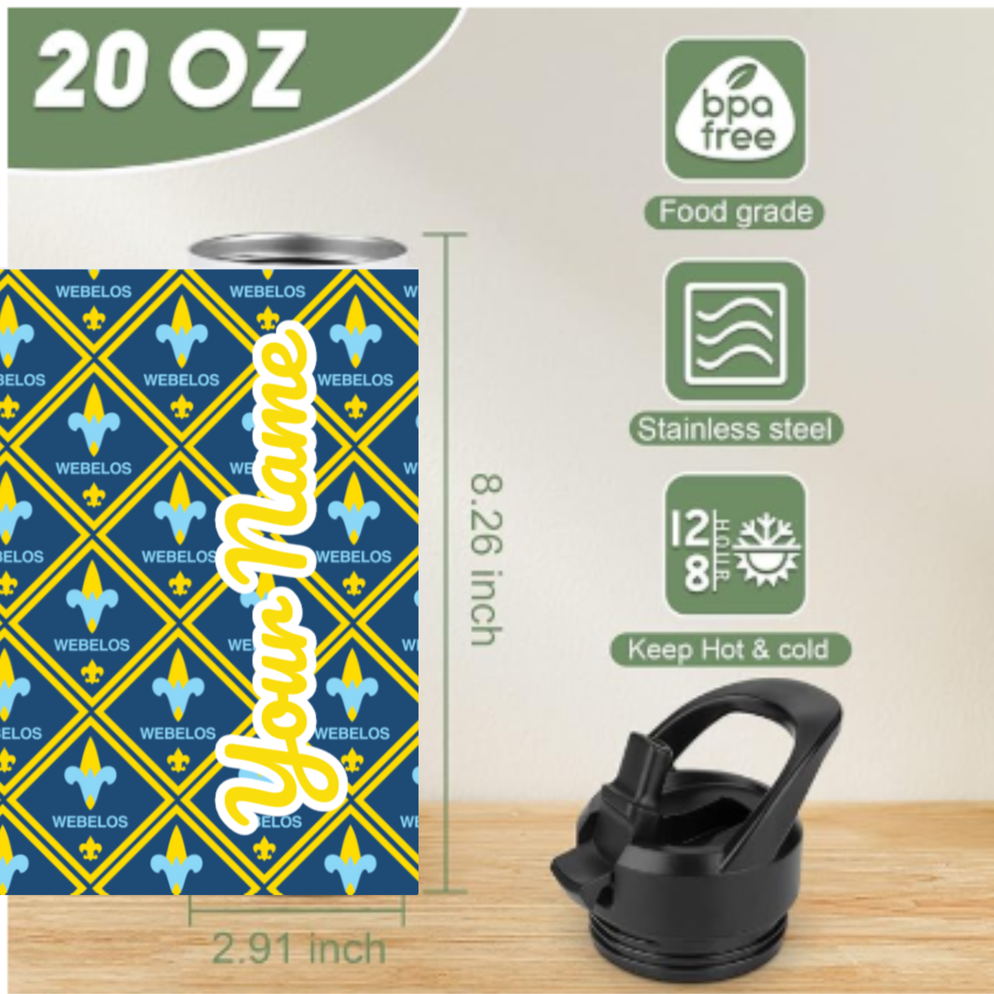 Cub Scout Water Bottle