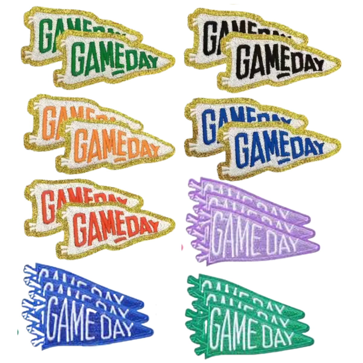 Multicolor Game Day Patches